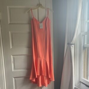 Bardot Vibrant Coral Dress